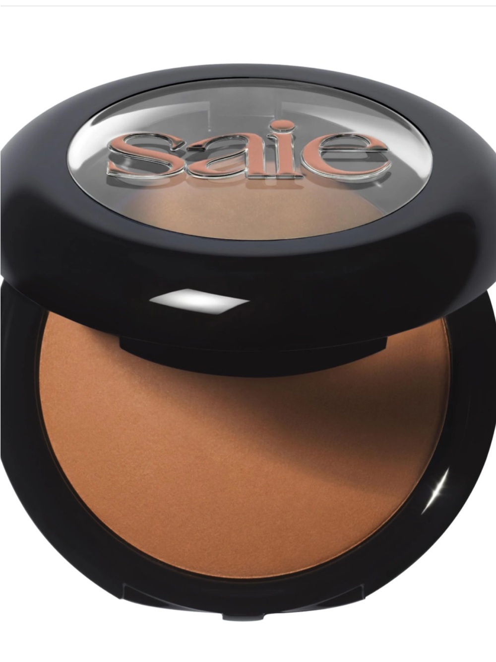Saie Matte Bronzer Compact - Warm Brown